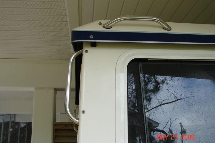 New Cockpit Boarding Handles Installed