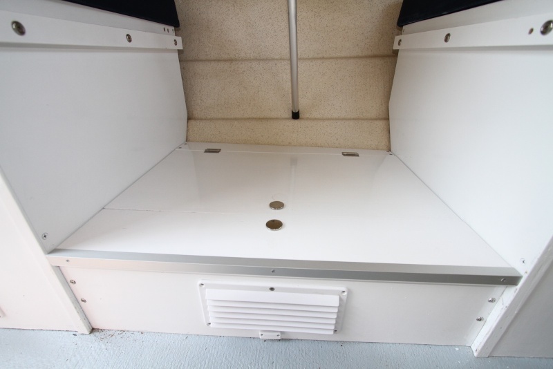 New dinette storage