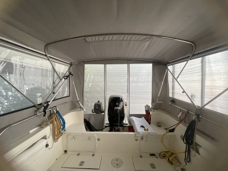 New Enclosure (almost done after finally getting the Sailrite machine) more details later