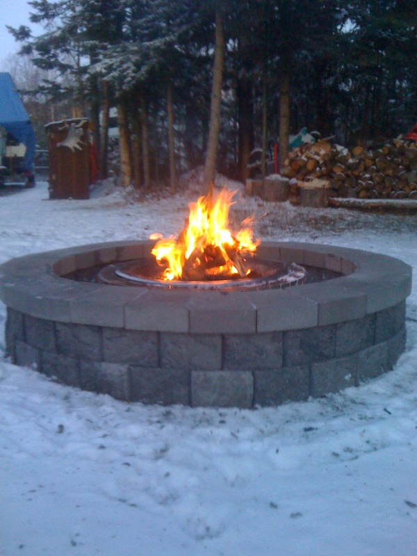 New fire pit