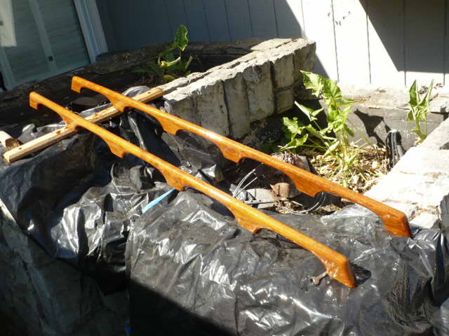 New handrails urethaned to Sea Wolf standards