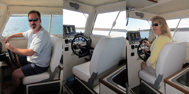 New helm seat