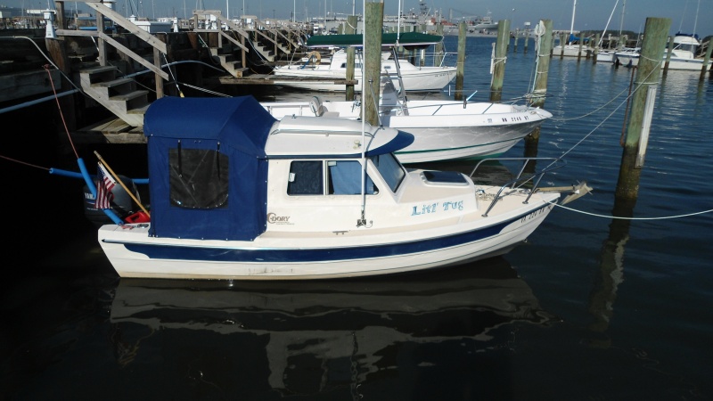 New home for Litl Tug at Little Creek MWR Marina