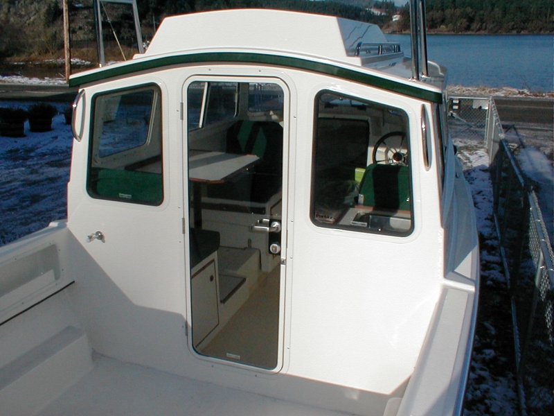 New interior from outside, port