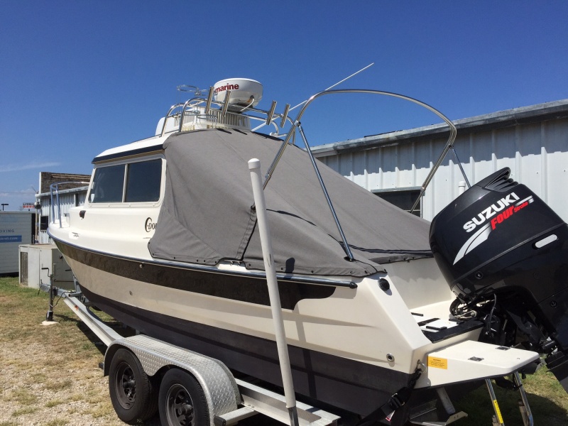 New mooring cover.