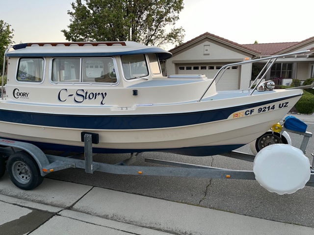 New name and license stickers - from BoatUS