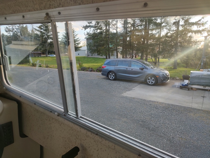 New slider glass installed
