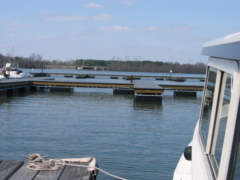 New slips on dry stack docks this year - waiting electric hook ups