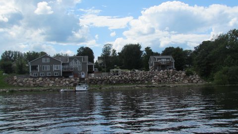 Newer home on Kingston Creek off of  Belleilse Bay just off the Saint John river