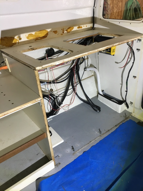 Next project is Starboard Side Main Cabin remodel.