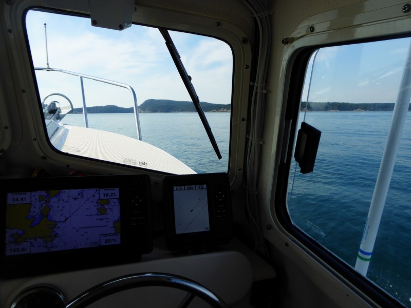 Nice calm day, crossing Rosario Strait on Saturday morning, Sept 16th 2017