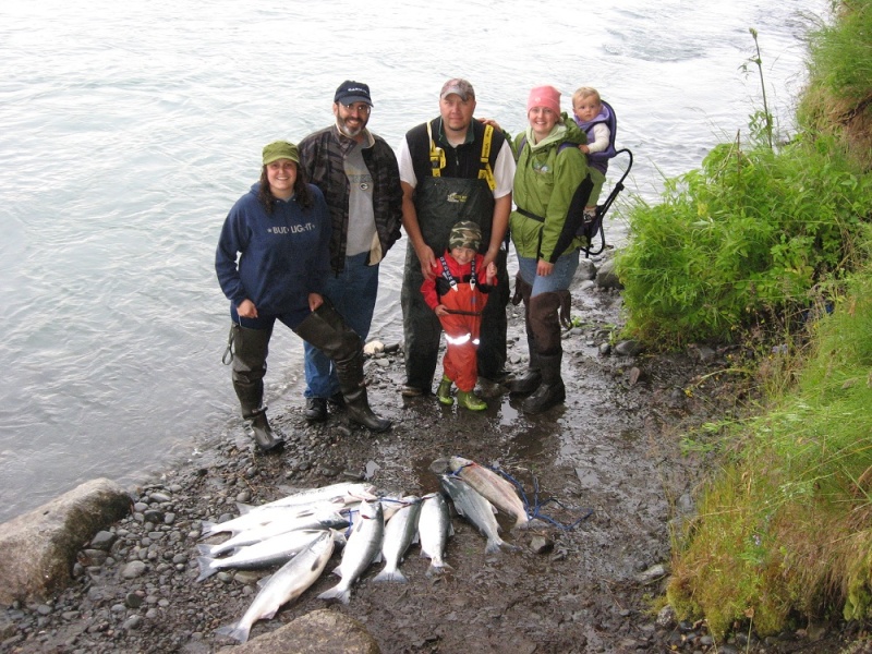 Nice catch of Kenai Reds, July 2011