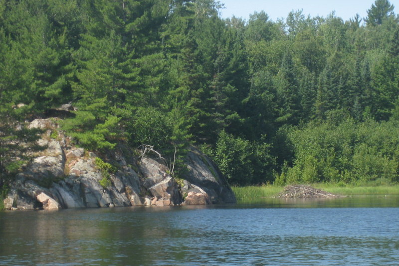 Nice harbor of refuge North of John Island.