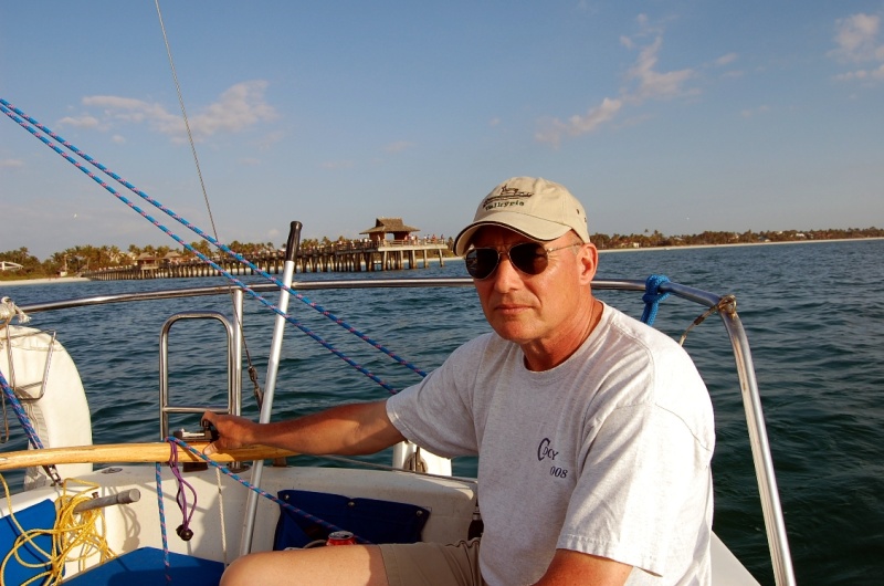 Nick at the helm