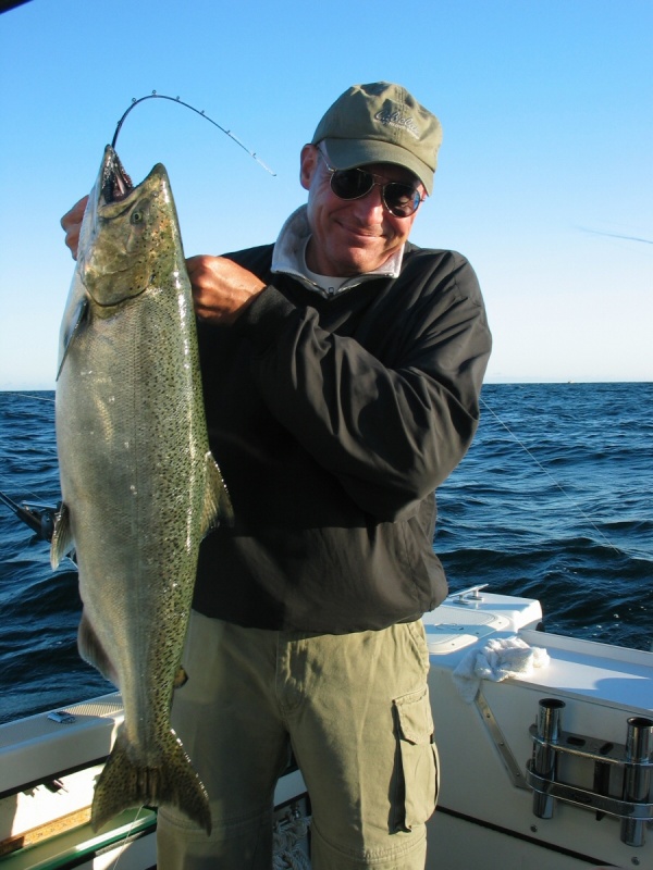 Nick R from Valkyrie with King, Marcia caught bigger fish.