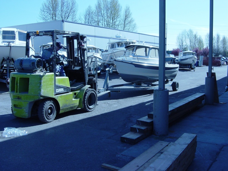 (Nine Inches) moving the boat