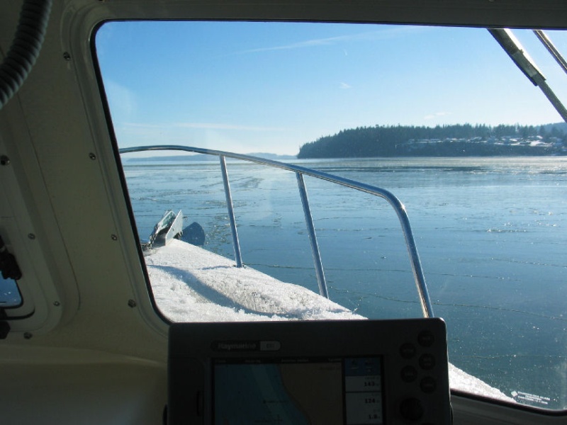 No clear path through ice