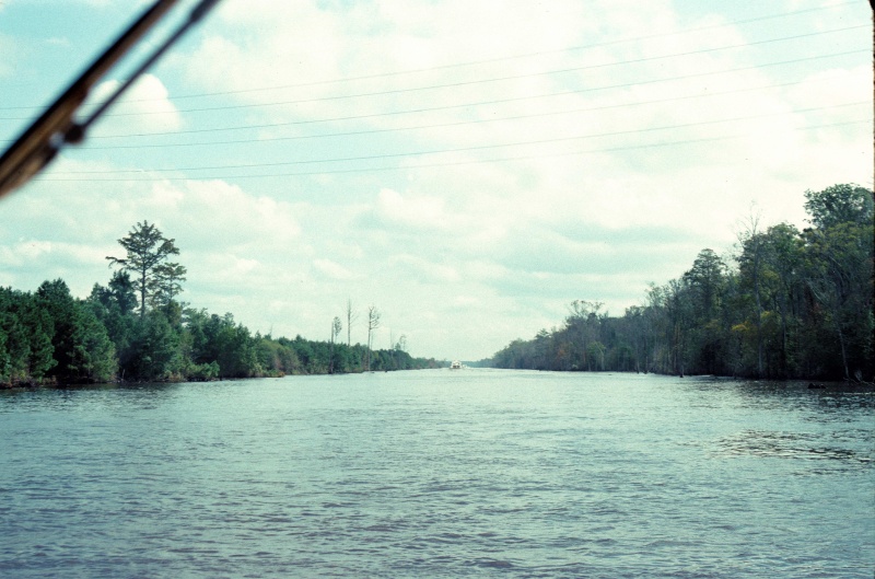 North Landing River below Great Bridge Locks - heading south