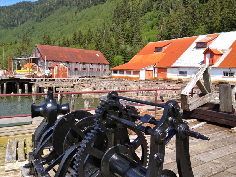 North Pacific Cannery. Prince Edward, B.C.  Great tour of an old cannery.  Almost all the equipment is still in place and operational.