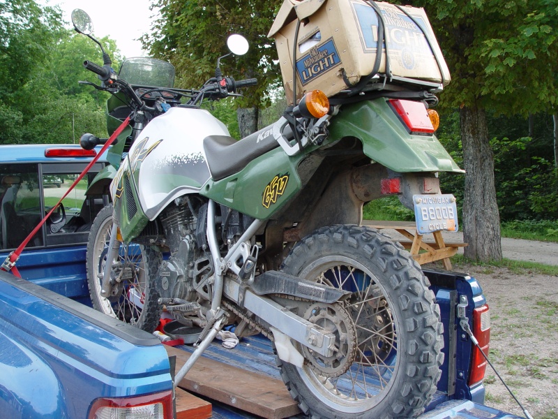 Not my bike but, looks like he was having fun.