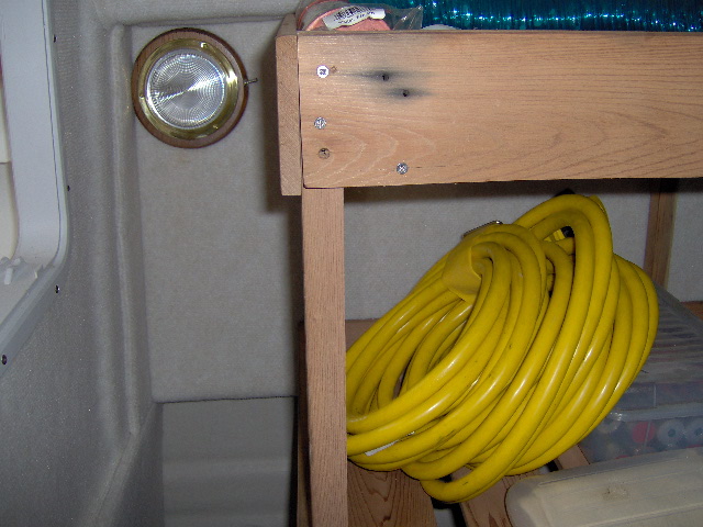 Now you can see the light. that is the hanging space. For tux.