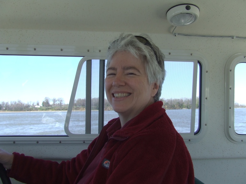 (nscogin) Sherry at the helm