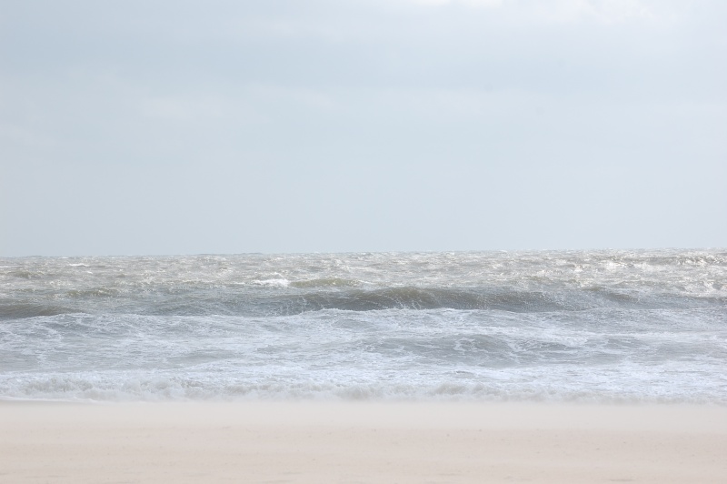 Ocean behind NC Aquarium
