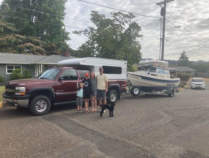 Off to the San Juan's from Newberg Oregon