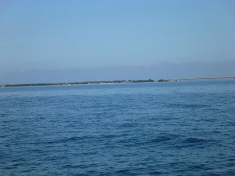 Ohio Key? Southern end of the seven mile bridge that connects Marathon to Ohio Key and the rest of the southern keys and Key West. Marathon is in about the middle of the Florida Keys