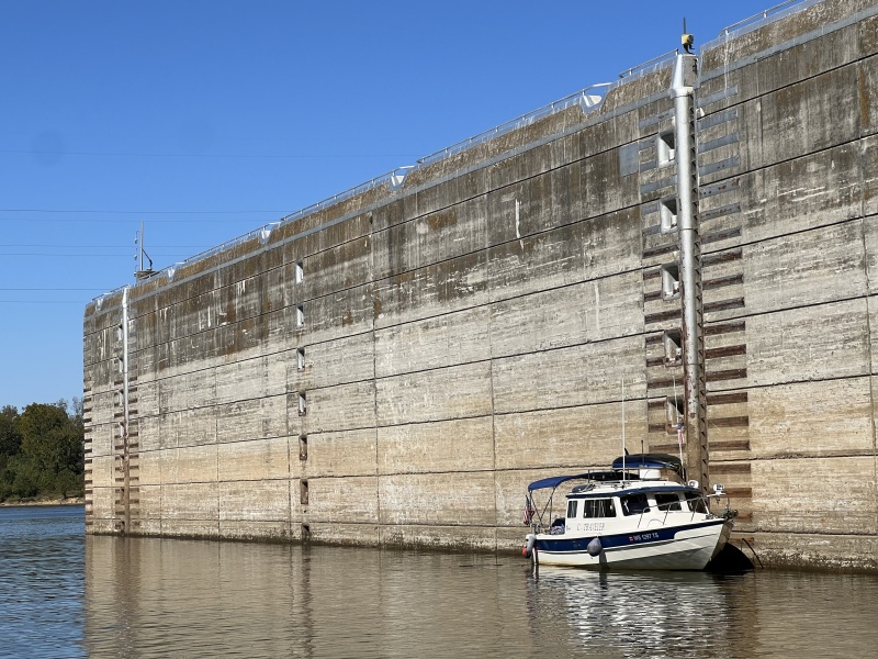 Old Hickory Lock Approach Wall
