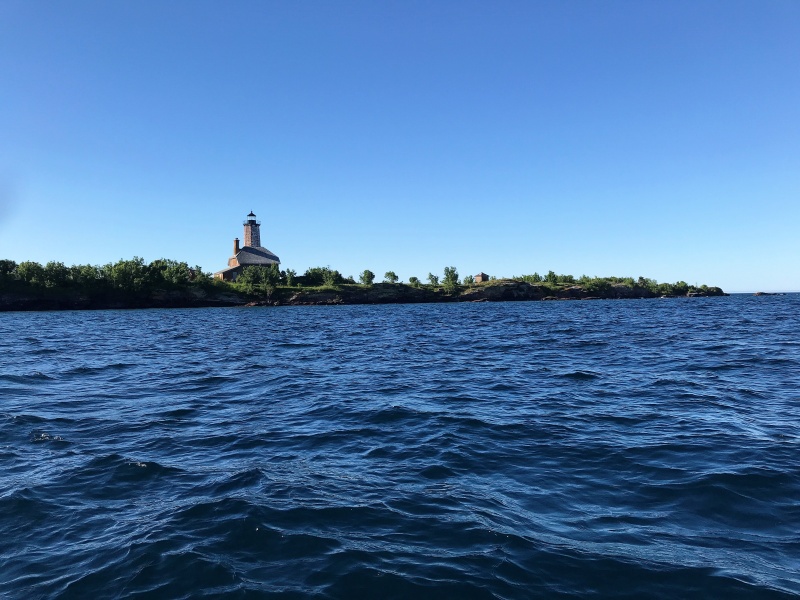 Old Isle Royale Lighthouse on Menagerie Island