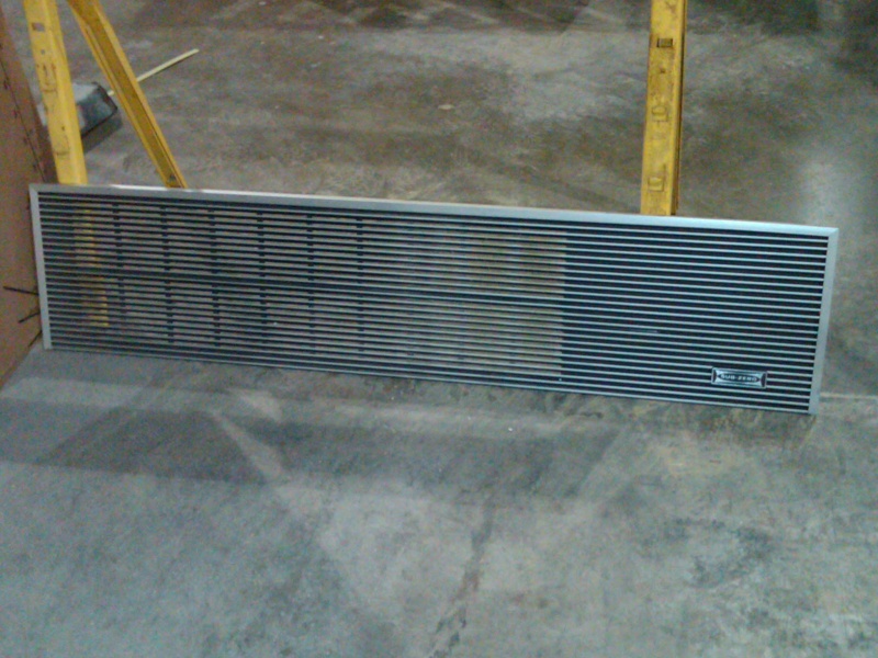 old sub-zero grate to turn in to return air grille.