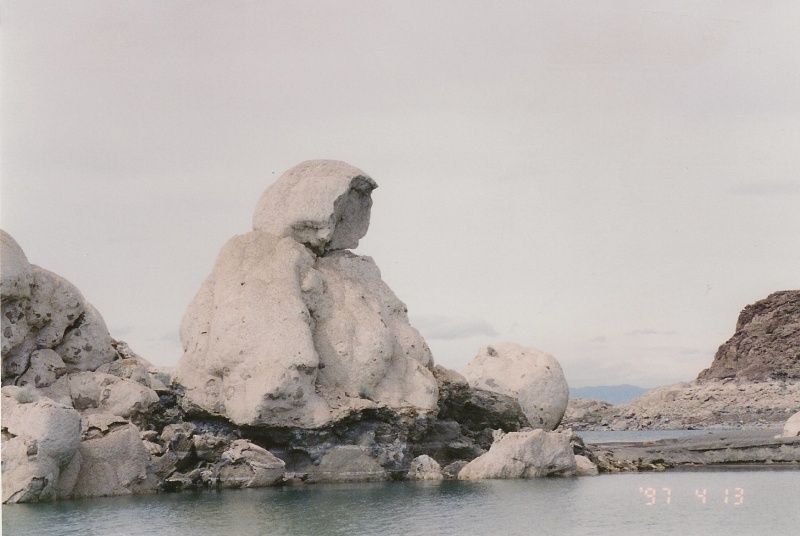 "Old Woman with a basket" Pyramid Lake, NV