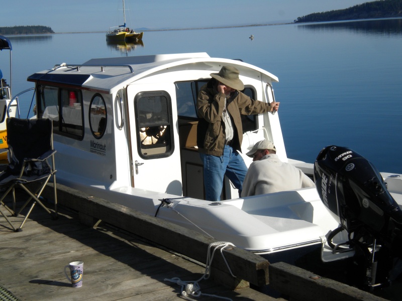 Oldgrowth Dave and Rick (416 rigby)
aboard the Marinaut.