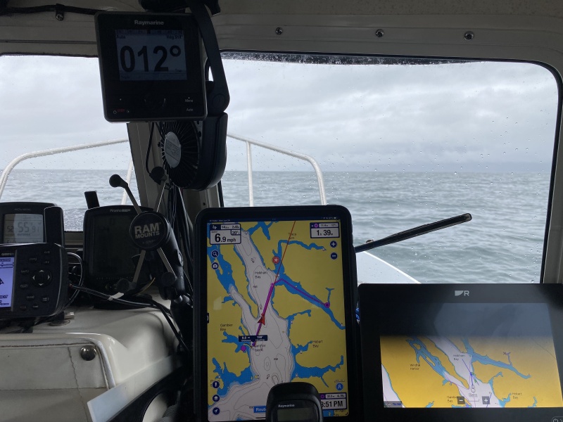 On route to Fords Terror from Gambier Bay