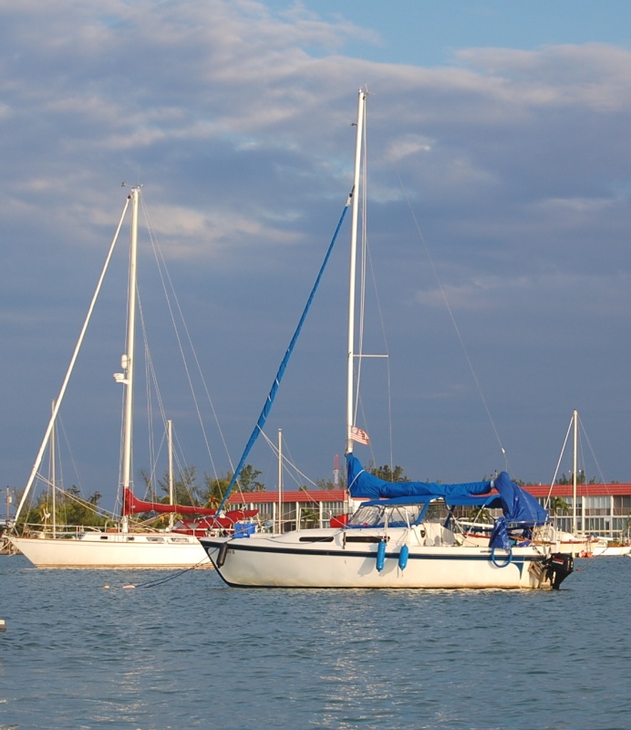 On the ball in Boot Key Harbor