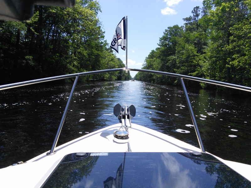 On the Dismal Swamp, NC, during North Carolina Loop C-Brats cruise/gathering.