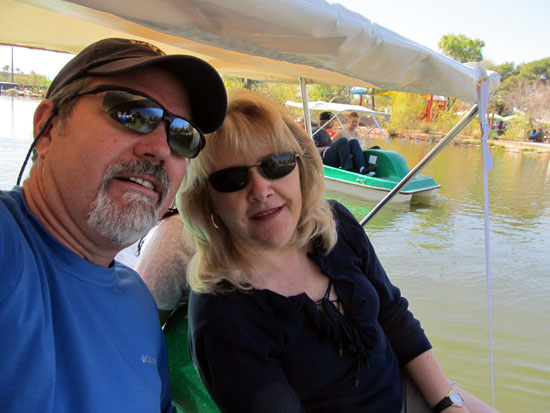 On the water