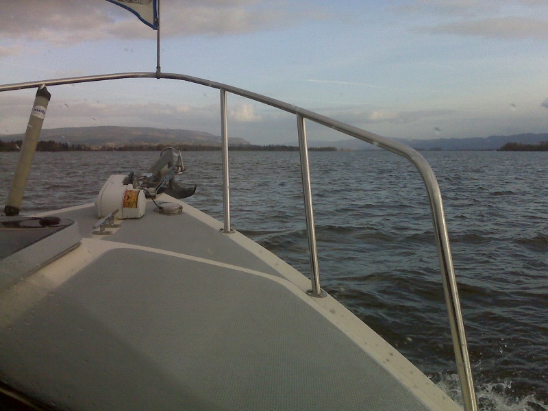 On the way upriver Thursday evening