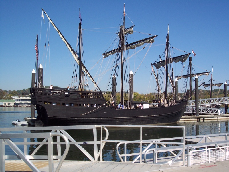 One of Chris Columbus' ships, those people must have been crazy