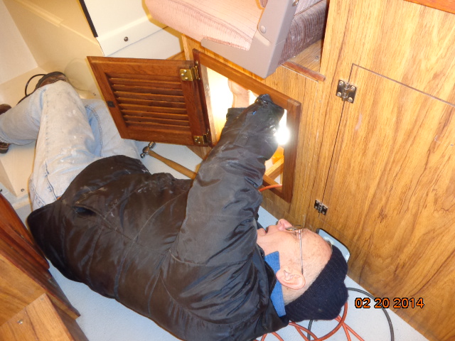 One of those installation things that require the body to be in this position.