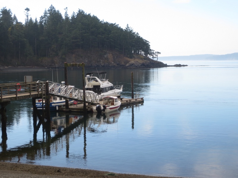Only 2 other boats at the dock at James Island 10-5-14.