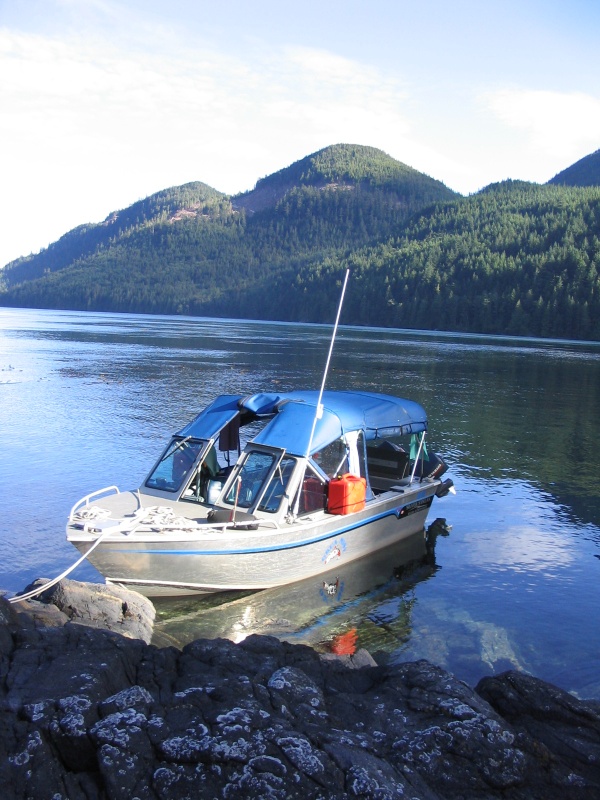 ORCA MIST a 16' welded Aluminum "Silver Streak" with a 2 stroke 90 hp Yamaha and a 9.9 hp Yamaha. I cruised most of the British Columbia Coast with this boat for 12 years and really enjoyed her. Including a solo trip from Port Hardy on Vancouver Island to the Alaskan Border and back down to the Washington Border then back home to Nanaimo on Vancouver Island.
