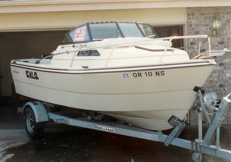 Our 1985 Sea Ranger sold to make way for Reel Estate (22 Cruiser) 1992 ...