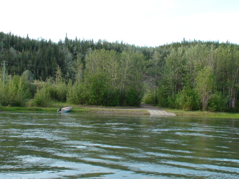 Our launch site in 2003 at Carmacks