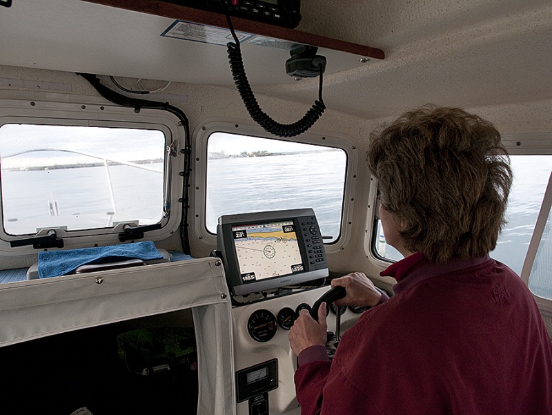 Out in Port Angeles Harbor.