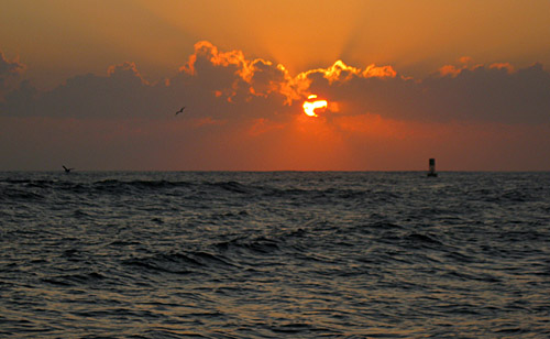 Out the jetties