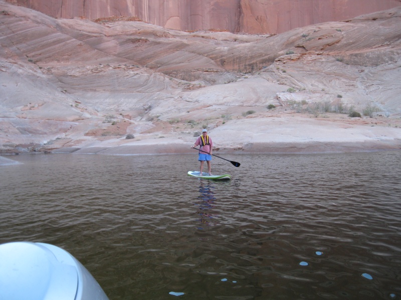 Paddleboarding on Powell  -- C-View
