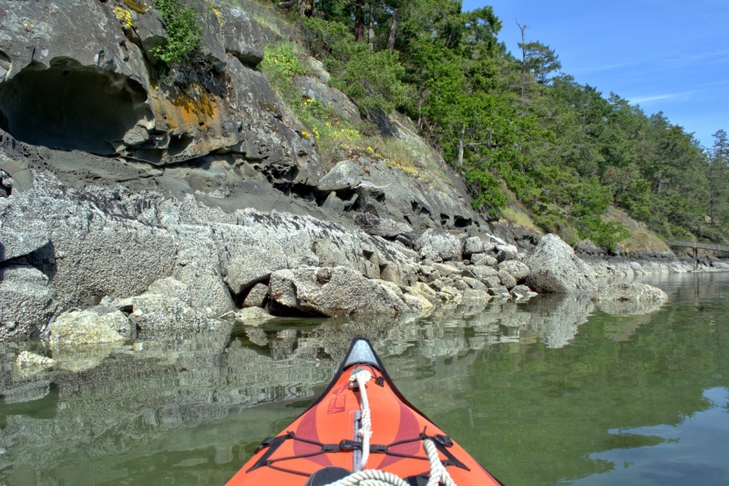 Paddling around Reid Harbor