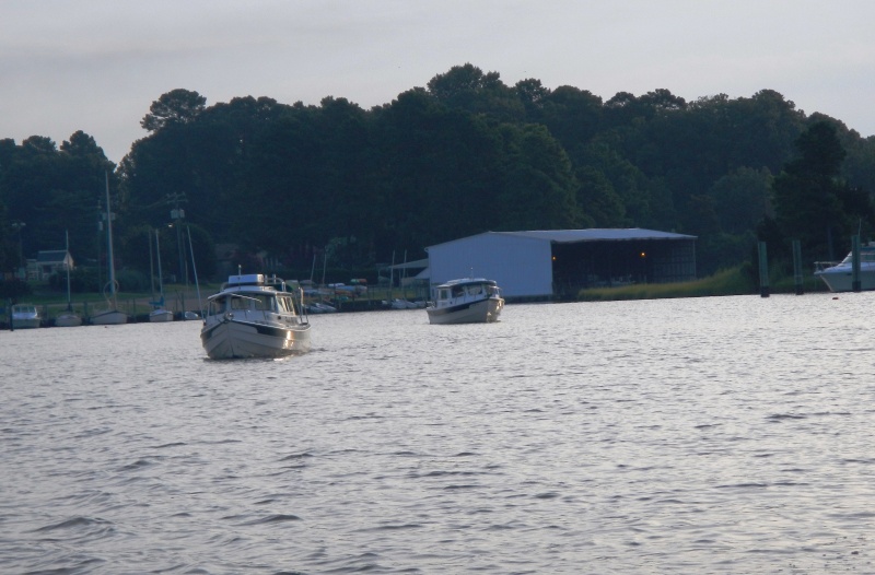 PANDY GIRL & SKIMMER leaving Deep Creek